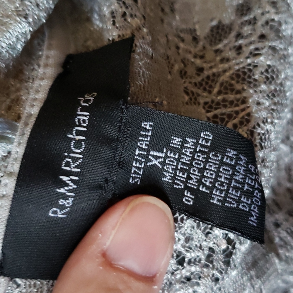 Gorgeous Silver Sequin Open Jacket - image 4